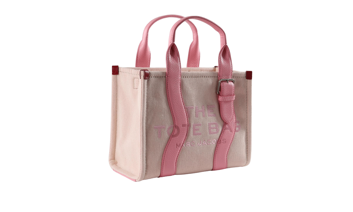 Marc Jacobs The Small Tote Wavy Canvas Tote Bag "Powder Pink" 2P6HTT023H02 956