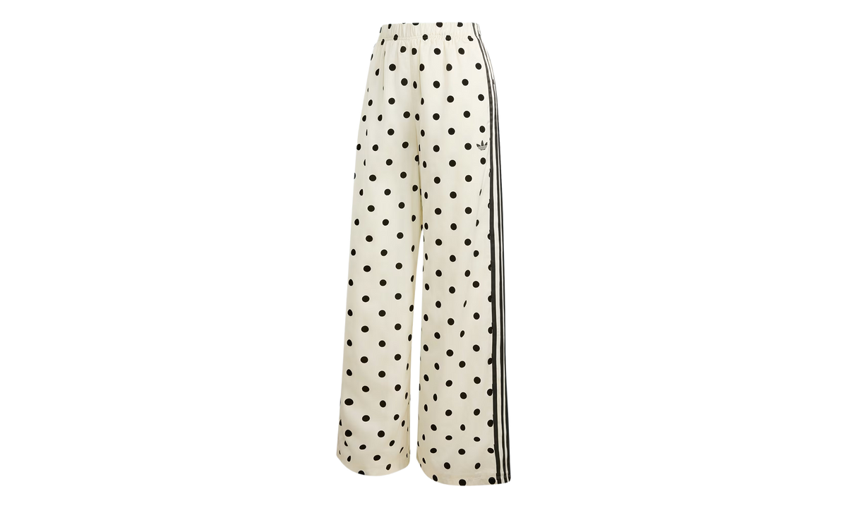 Adidas Satin Polka Dots Wide Leg Pants WMNS "Off White" KV1168