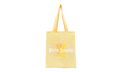 Palm Angels Weed Rafia Shopper Tote Bag "Yellow / White" PMNA061S22KNI0021801