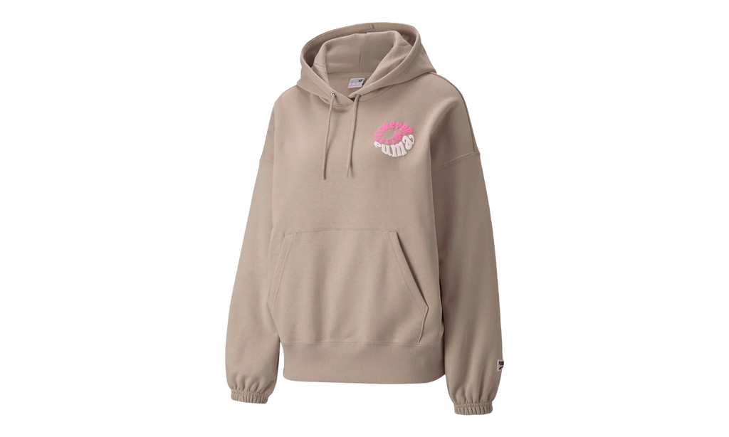 Puma Downtown Graphic Pullover Hoodie WMNS "Spray Green" 531674 42