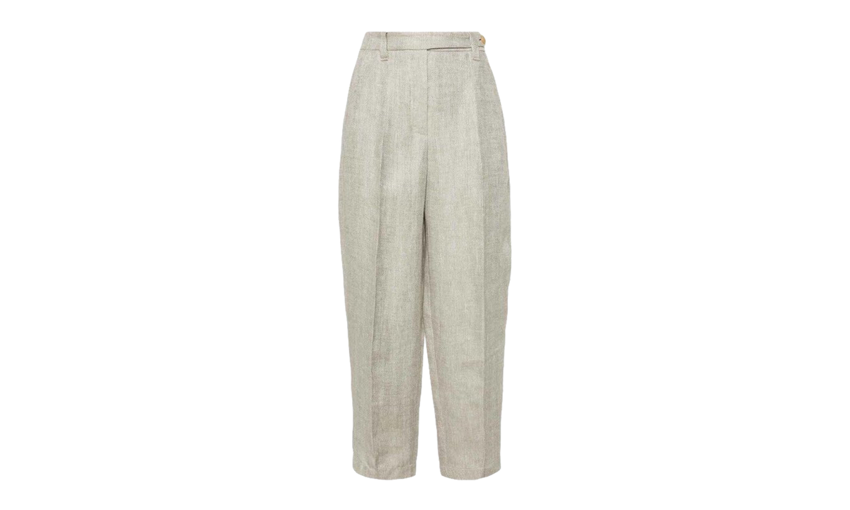 Brunello Cucinelli Linen Trousers WMNS "Corda/Bianco" BRUN1485
