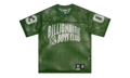 Billionaire Boys Club BB Varsity Short Sleeve Mesh Knit Jersey "Green" 861 3300 WHT