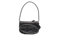 Diesel Nappa Leather 1DR Iconic Shoulder Bag "Black" X08396 PR818 T8013