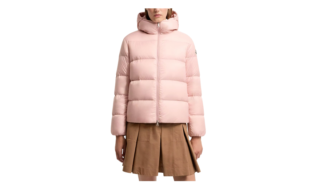 MONCLER Feligule Hooded Short Down Jacket WMNS "Pink" MON136