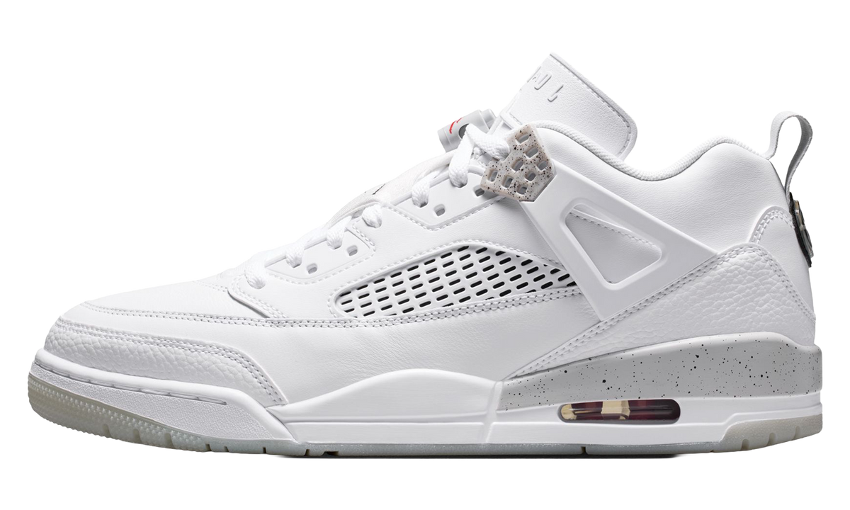 Jordan Spizike Low "White / Grey Fog / Fire Red / Black" IV6047 100