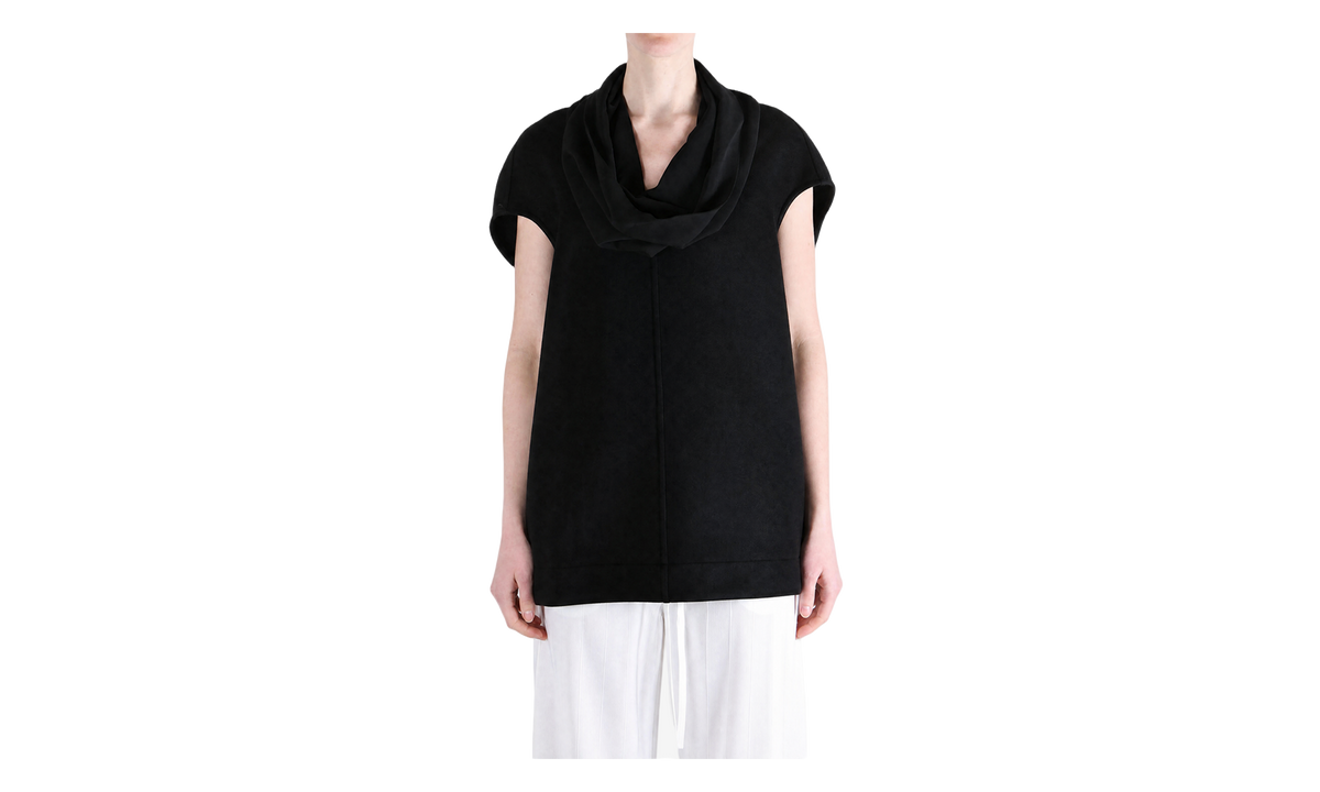 Rick Owens Cowled Floating Tee WMNS "Black" RP02F5253 WMTHY 09