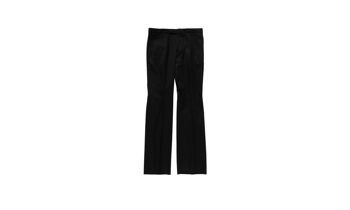 Alexander Mcqueen Kick Back Slim Trousers "Black" 847814QUACH1000