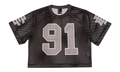 Eric Emanuel EE Cropped Mesh Jersey "Black / Grey" EE926