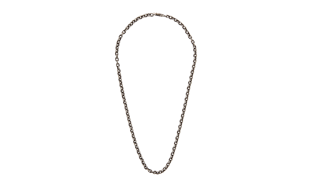 Chrome Hearts 18" Paper Chain Necklace "Silver" CHRM0324