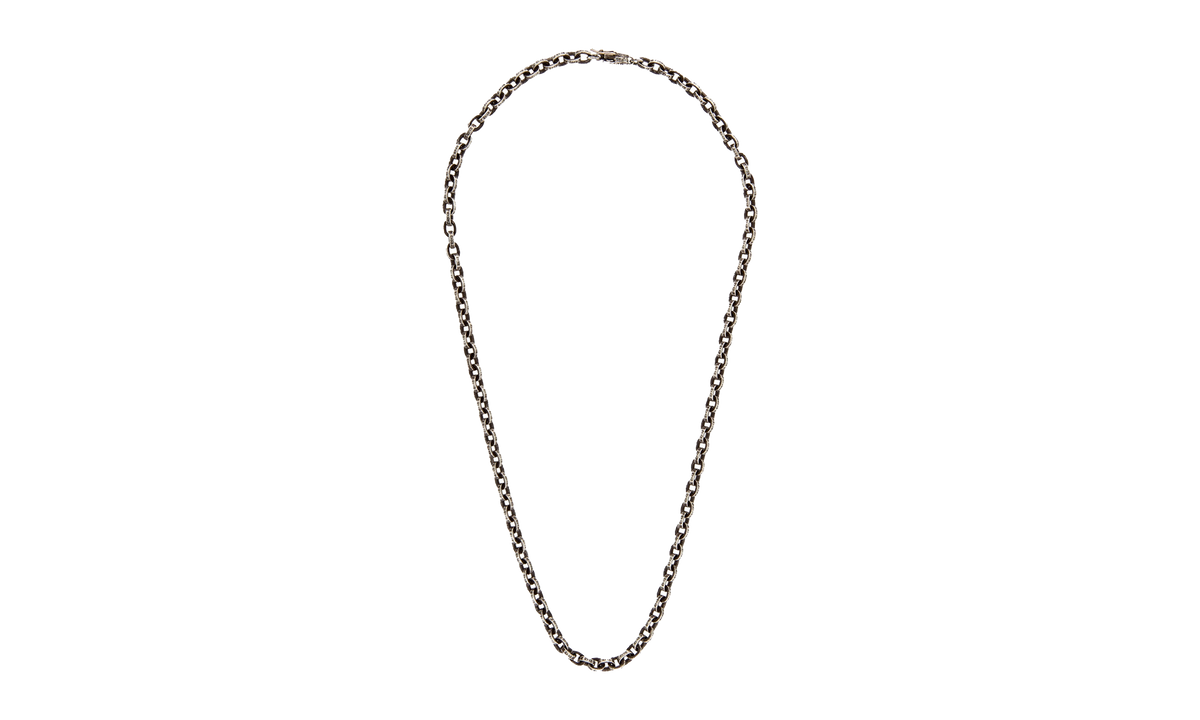 Chrome Hearts 18" Paper Chain Necklace "Silver" CHRM0324
