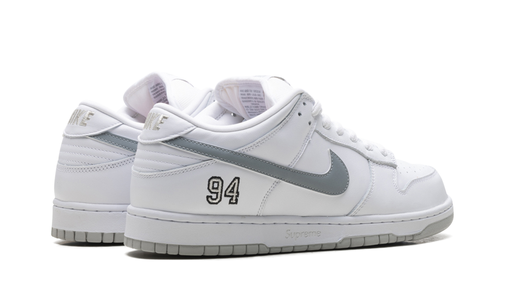 Nike SB Dunk Low "Supreme - White" HQ8487 100