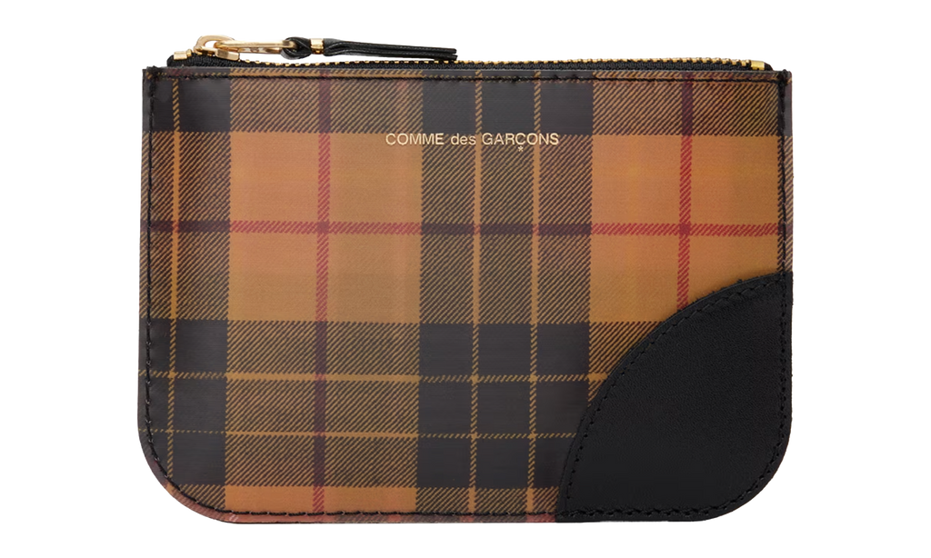 Comme des Garcons Lenticular Tartan Group Wallet "Yellow / Green" 8100LTYG