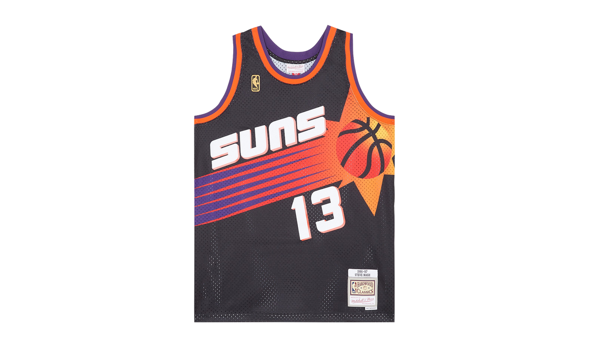 Mitchell & Ness NBA Steve Nash Swingman Alternate Jersey "1996 Phoenix Suns - Black" SMJYGS18203 PSUBLCK96SNA