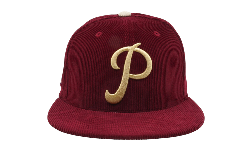 Mitchell & Ness MLB Team Cord Fitted Phillies 1950 Cap "Cardinal" 6HSF1838 PPH50PPPCARD