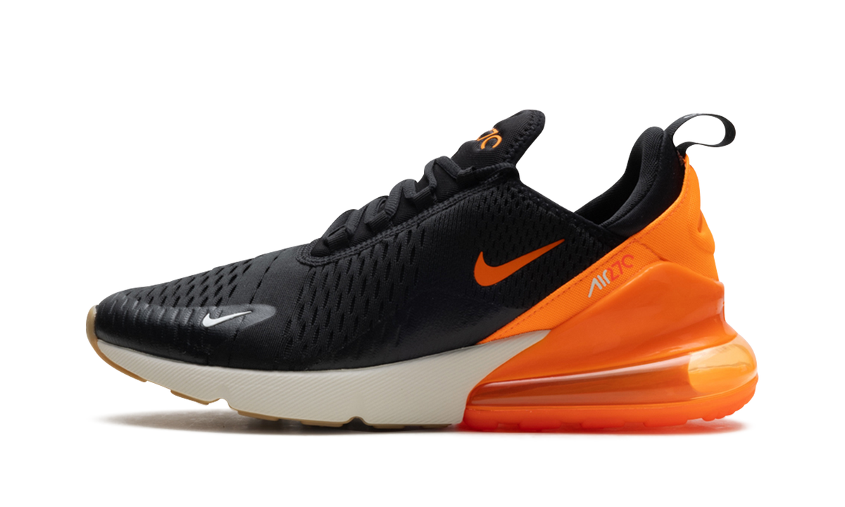 Nike Air Max 270 "Black/Total Orange-Bright Crimson" AH8050 030