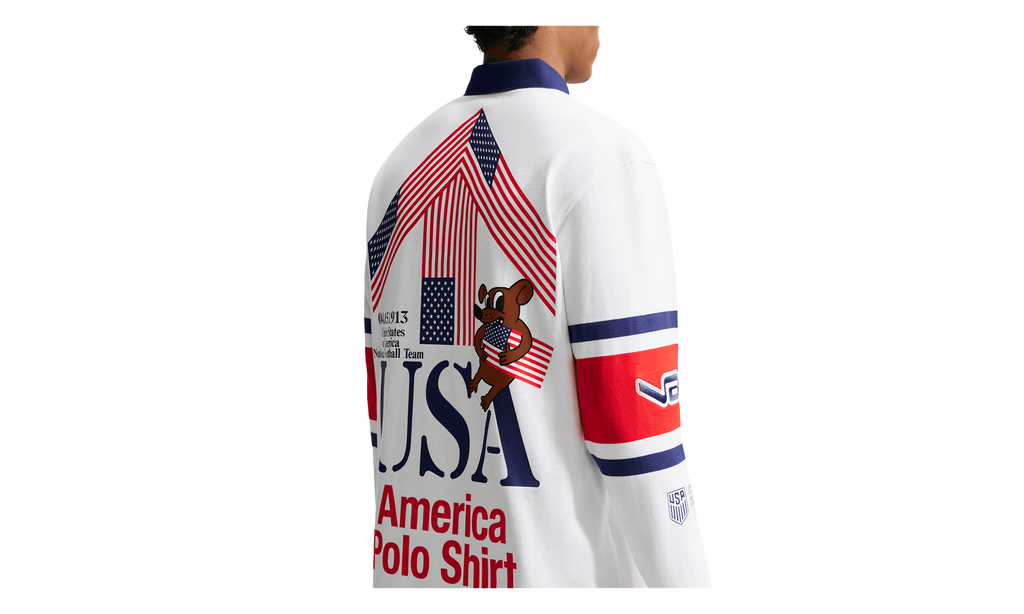 Nike USMNT Rugby Longsleeve "Virgil Abloh Archive - White" IM3227 100