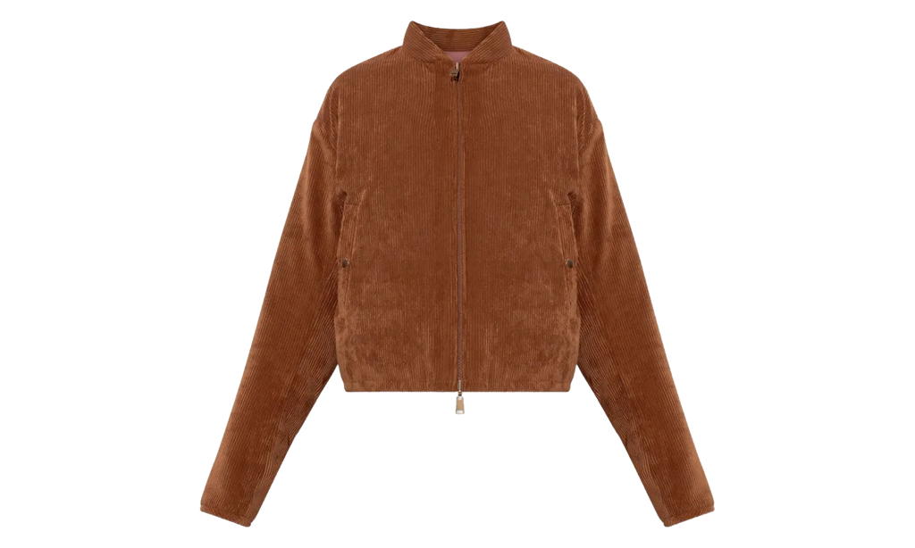 Moncler Blageon Corduroy Reversible Down Jacket WMNS "Camel Beige" MON90