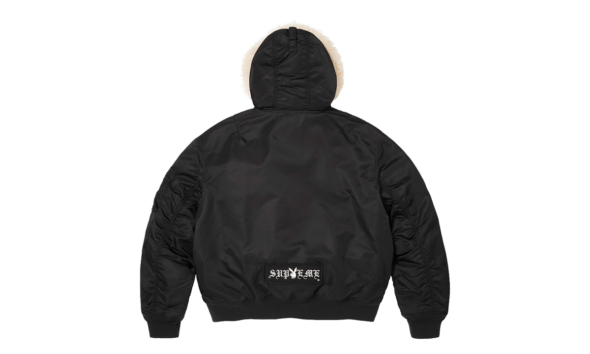 Supreme Playboy® Hooded MA-1 "SS26 - Black" SU27110