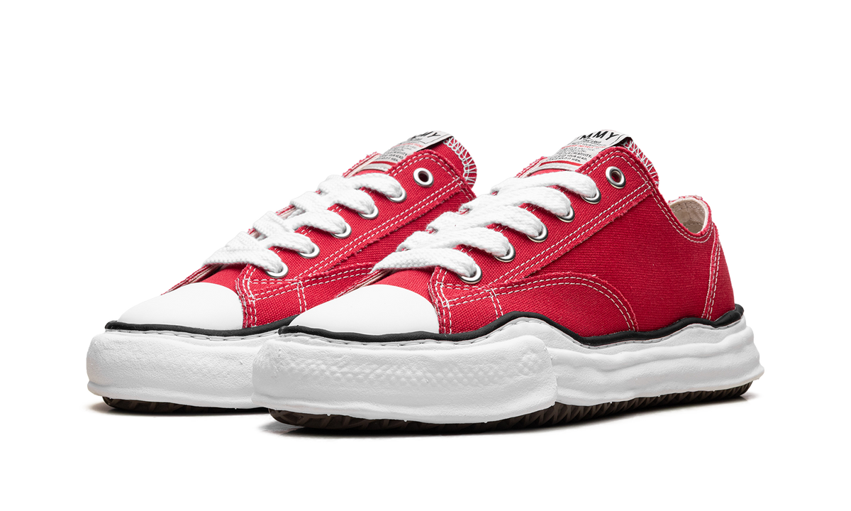 Maison Mihara Yasuhiro Peterson OG Sole Canvas Low "Red" A01FW702 RED