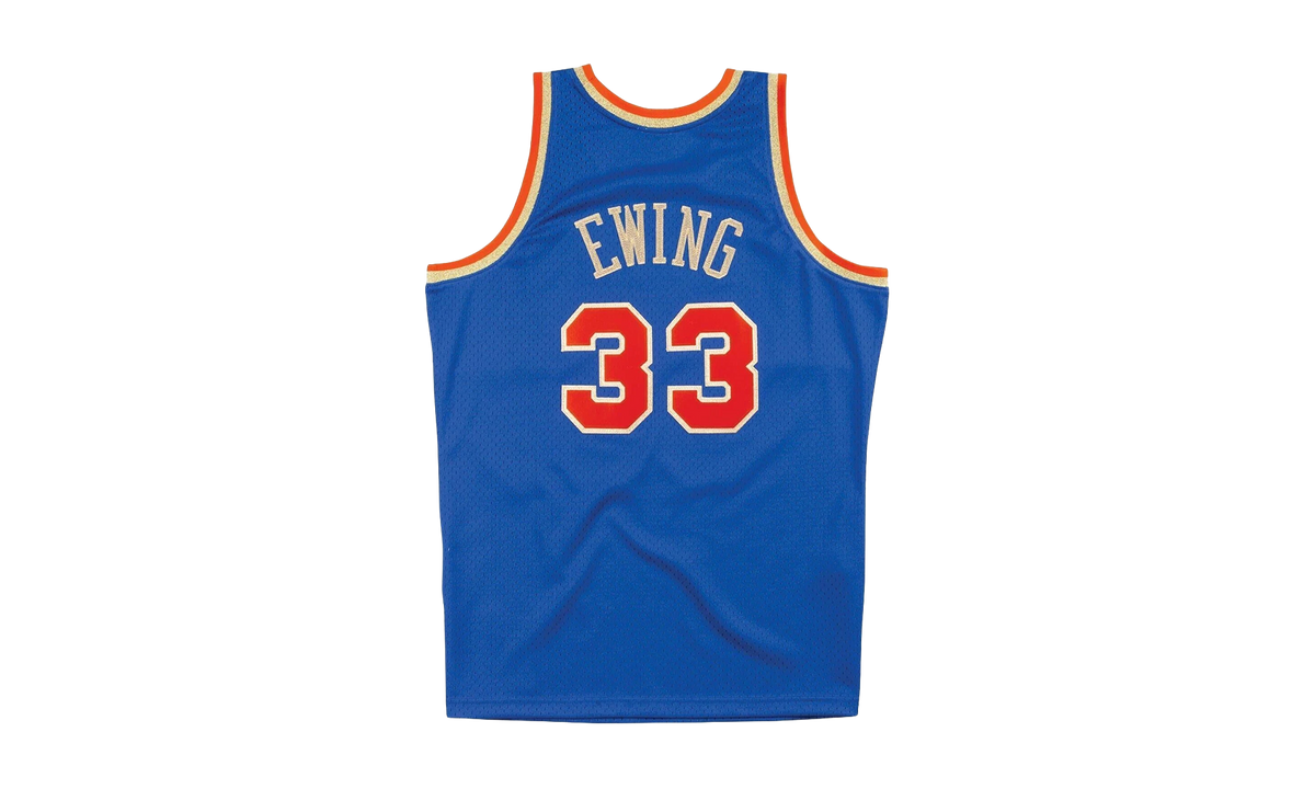 Mitchell & Ness NBA Chinese New Year Patrick Ewing Swingman Jersey "1991 New York Knicks - Royal" SMJYNG18407 NYKROYA91PEW