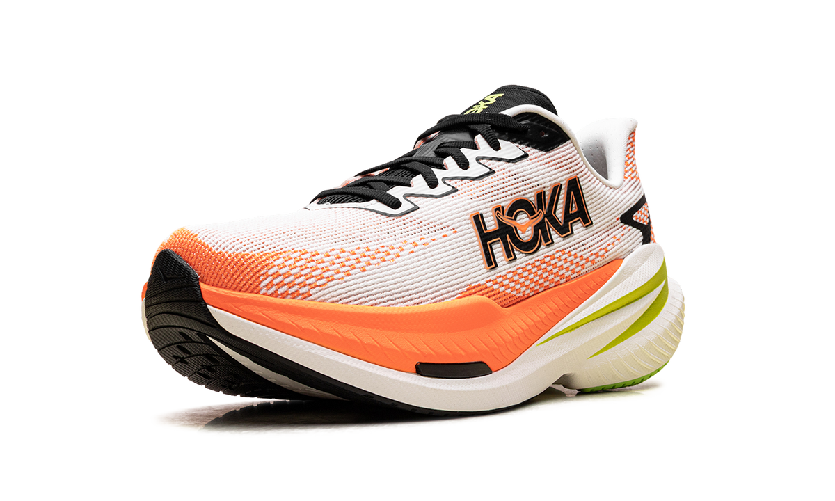 Hoka Mach X 3 "White / Neon Tangerine" 1168720 WNG