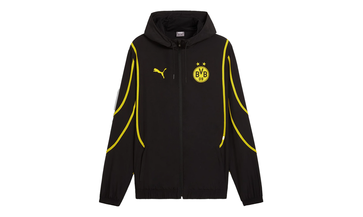 Puma BVB PREMATCH WOVEN JACKET "Black" 777601 02