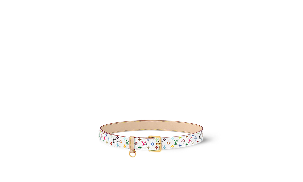 Louis Vuitton LV D-Ring 30mm Belt "Takashi Murakami - White" M8981U