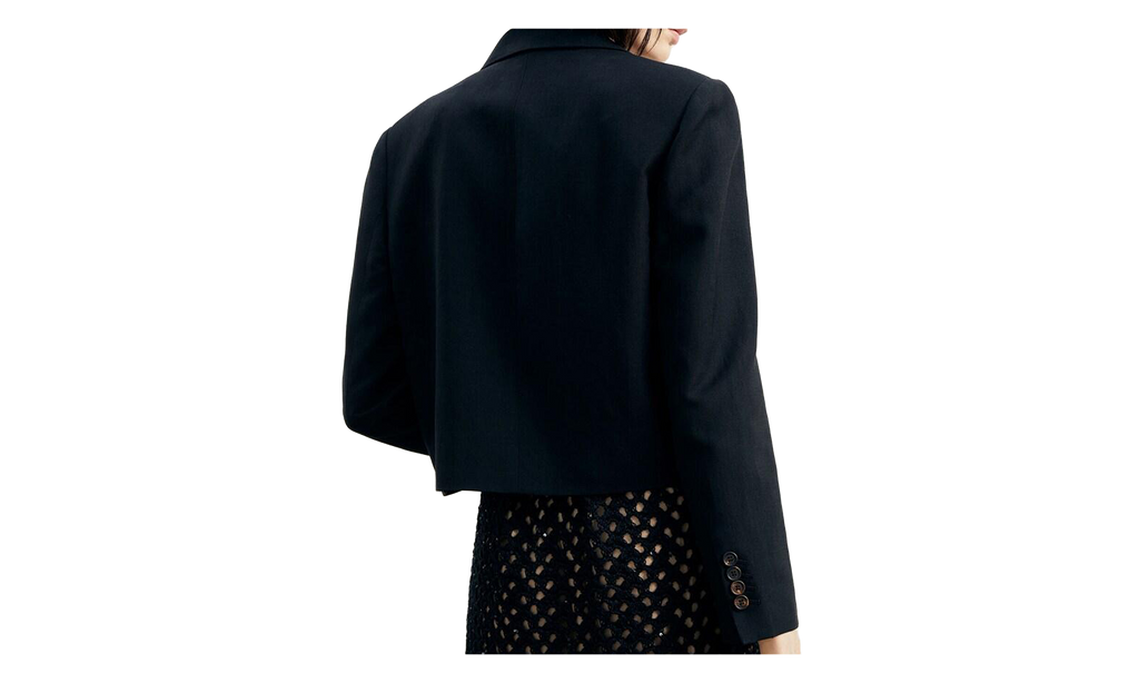 Brunello Cucinelli Cropped Blazer WMNS "Black" BRUN446