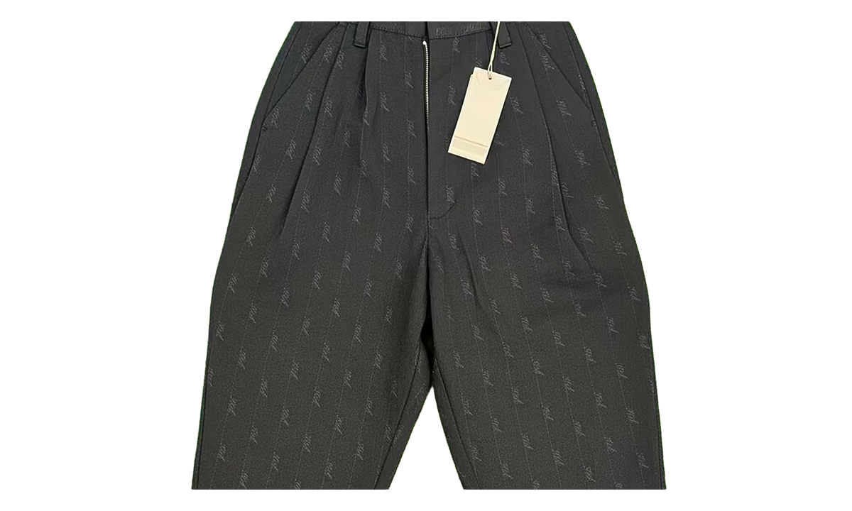 Kith Aidan Pinstripe Logo Suiting Trouser WMNS "Black" KHW060236 001