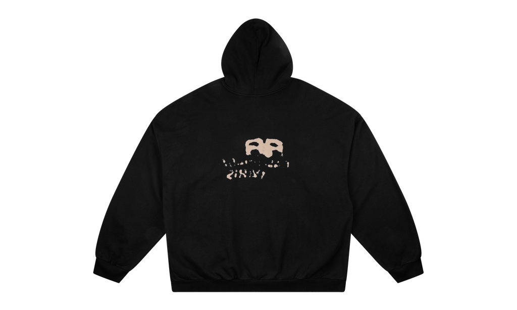 Balenciaga Hand Drawn BB Icon Hoodie Large Fit "Black" 400018514764