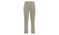 Brunello Cucinelli Safari Cotton Straight Trousers With Cuffs WMNS "Green Safari" BRUN1330