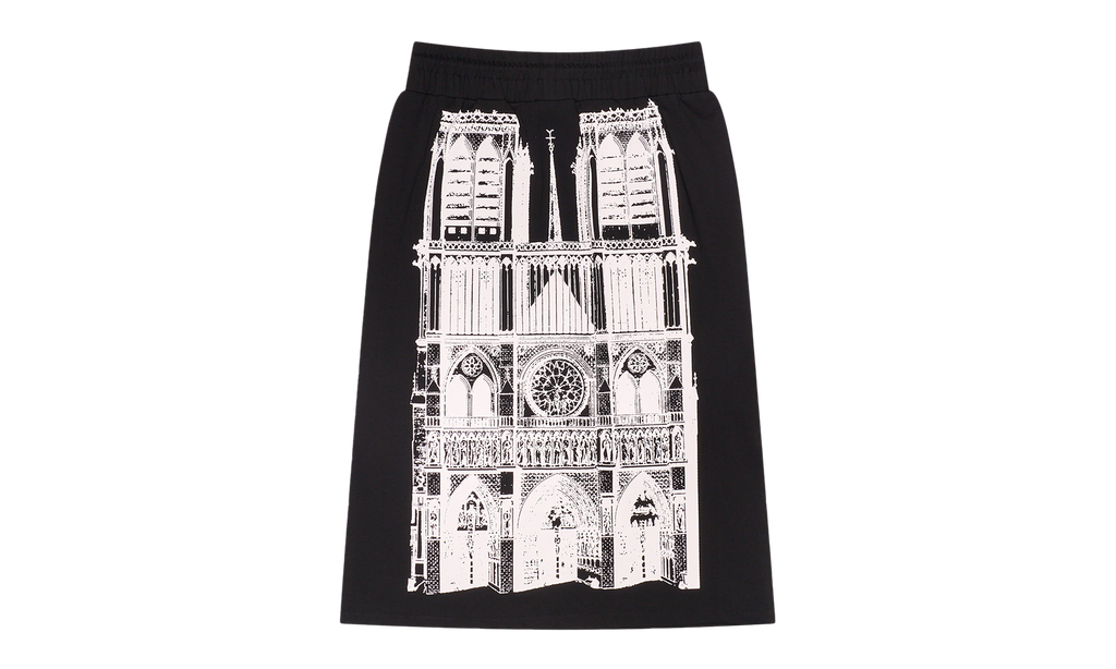 Vaquera Sweatshirt Skirt WMNS "Black" VAQ11S007