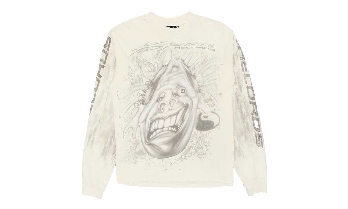Hellstar HStar Records L/S T-Shirt "White" HSR047