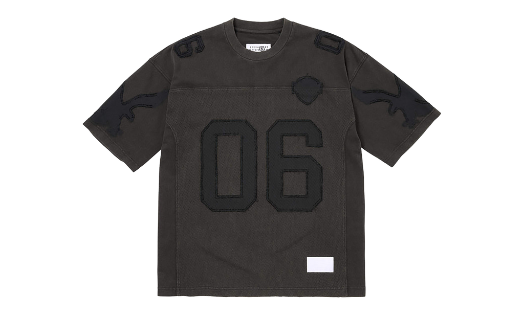 Supreme MM6 Maison Margiela Cotton Football Jersey "SS26 - Black" SU27175