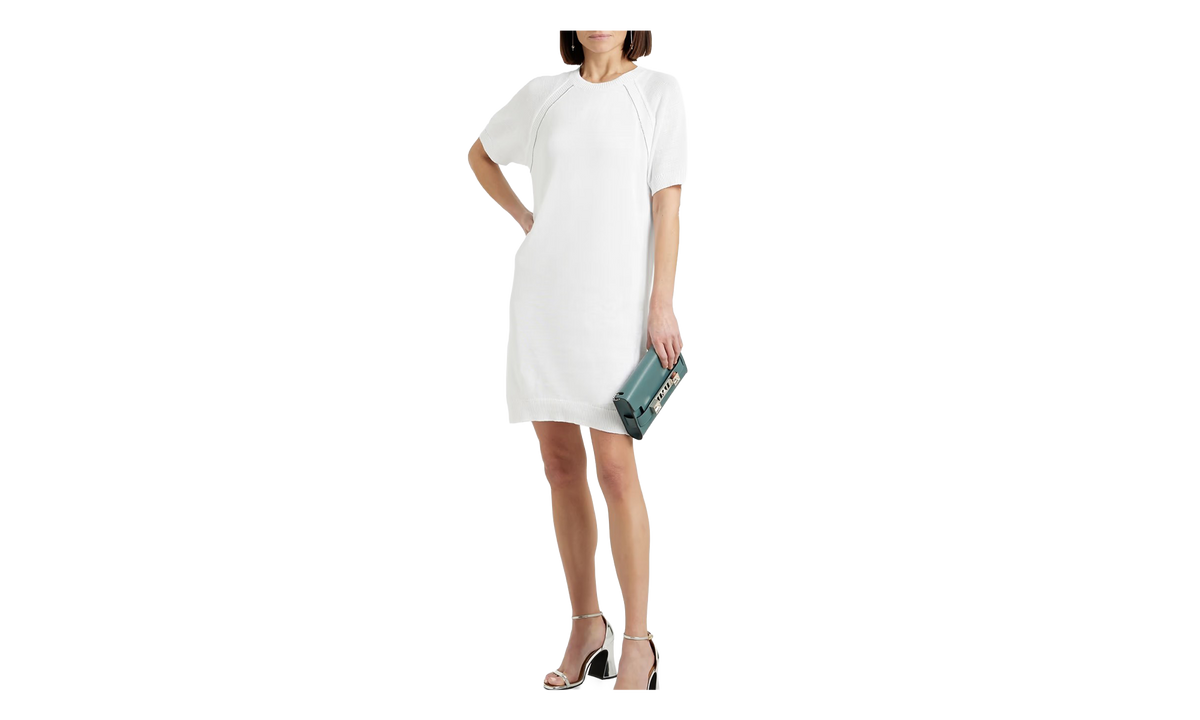 Brunello Cucinelli Cotton Knit Dress WMNS "White" BRUN1639
