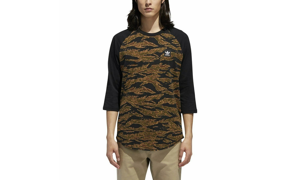 Adidas Camouflage Raglan Tee "Camo / Black" DH3910