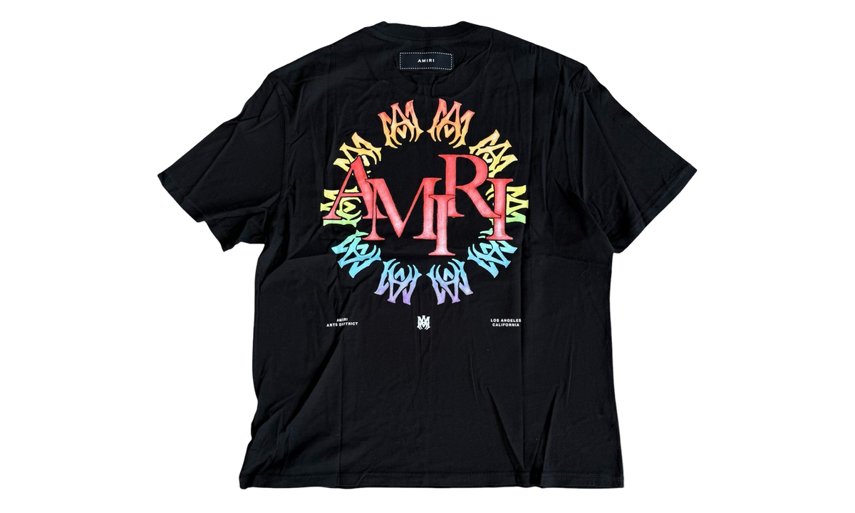Amiri Rainbow Logo T-Shirt "Black" EXMJL005 632