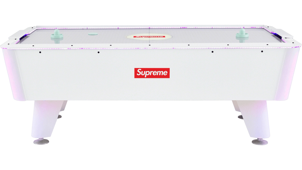 Supreme LED Air Hockey Table "White" SU100072