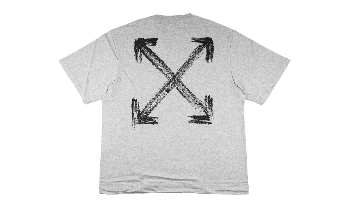 Off-White CHALK ARROW SKATE FIT TEE "HEATHER GREY" 44OWOS26T065 030