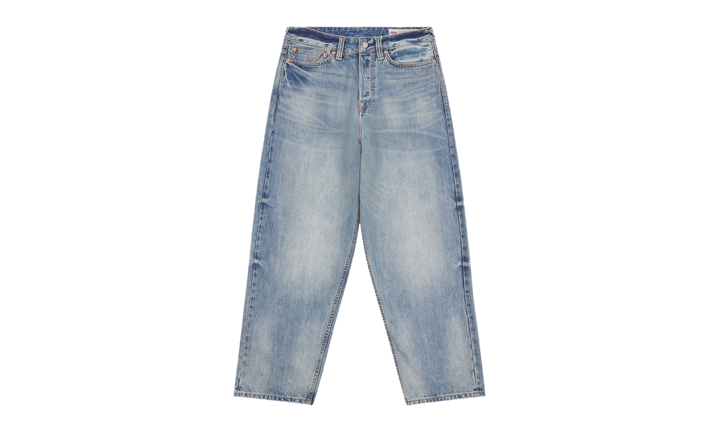 EVISU Ecru Daicock Print Denim "White" 2EAHTM5JE124638DN