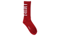 Amiri Solid Core Logo Socks "Red" PS23MHR007 610