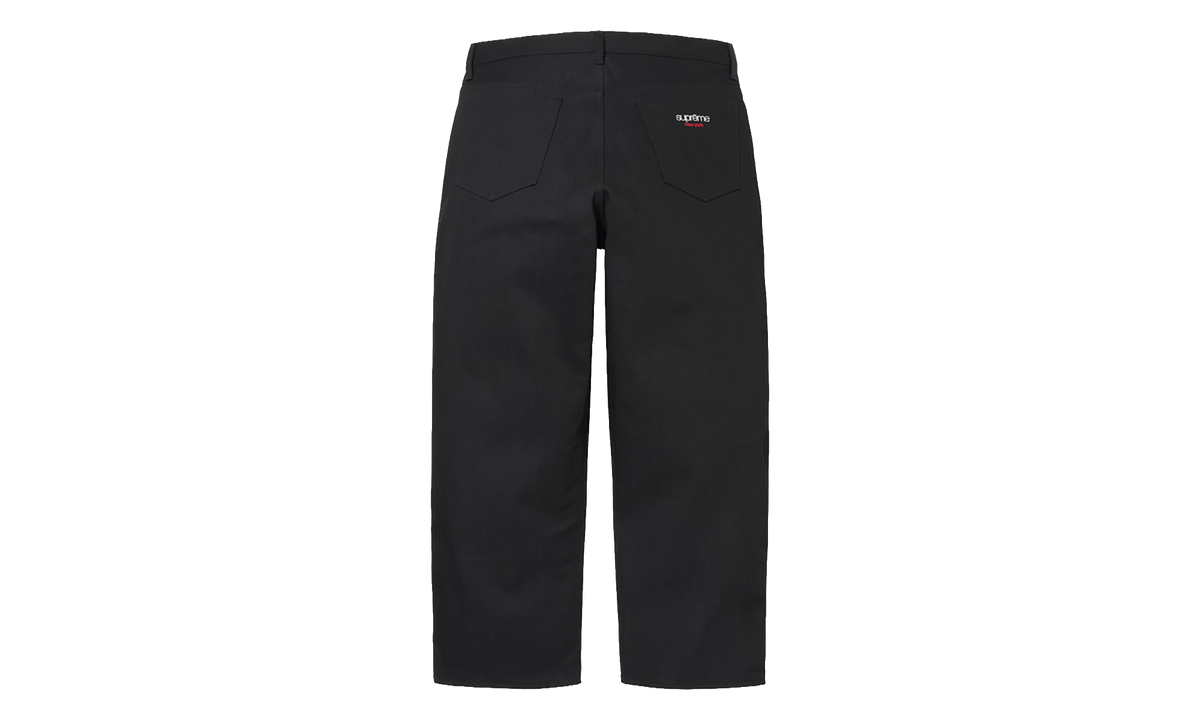 SUPREME Baggy Selvedge Jean "FW26 - Rigid Black" SU28517