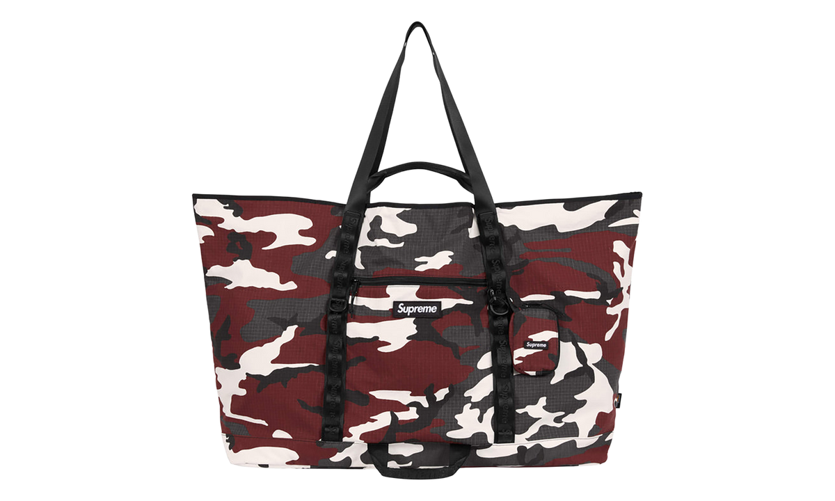 Supreme X-Large Tote Bag + Utility Pouch "SS26 - Red Camo" SU27277