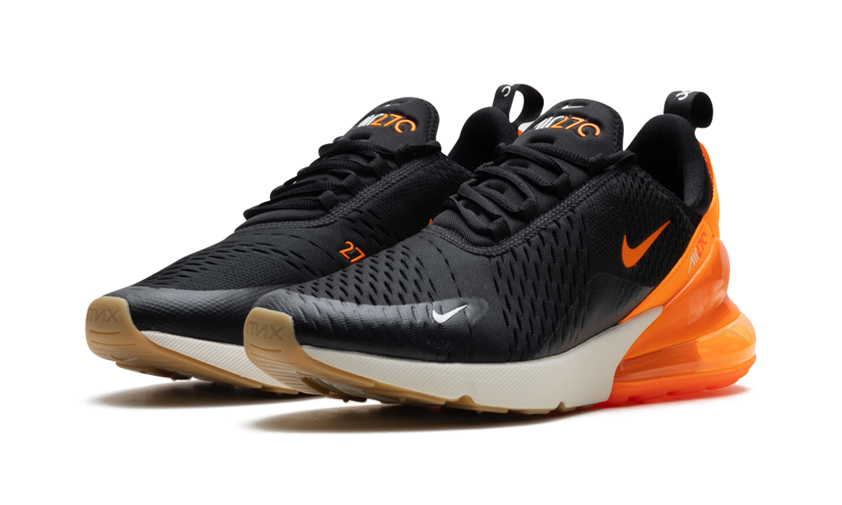 Nike Air Max 270 "Black/Total Orange-Bright Crimson" AH8050 030