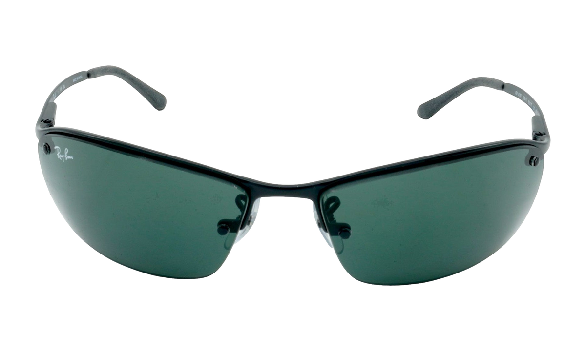 Rayban Rectangle Sunglasses "Matte Black" RB3183-006-71_63