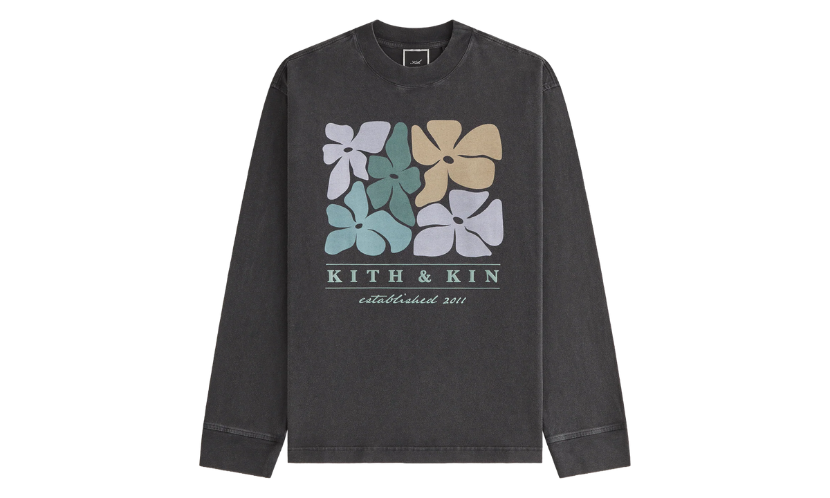 Kith And Kin Floral Oversized Sonoma Long Sleeve WMNS "Black" KHW030700 001