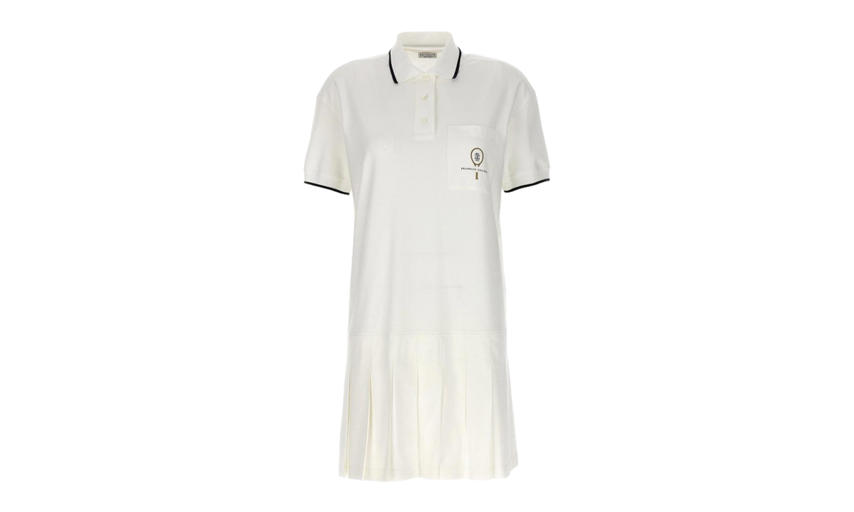 Brunello Cucinelli Cotton Polo Dress WMNS "Bianco" BRUN1461