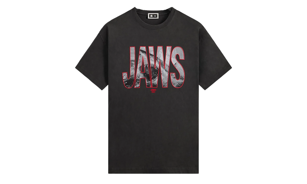 Kith JAWS Shark Attack Vintage Tee "Black" khm034258 001