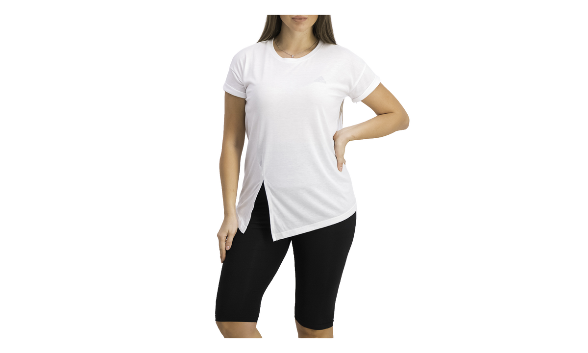 Adidas ISC Round Neck Short Sleeve T-Shirt WMNS "White" DX0459