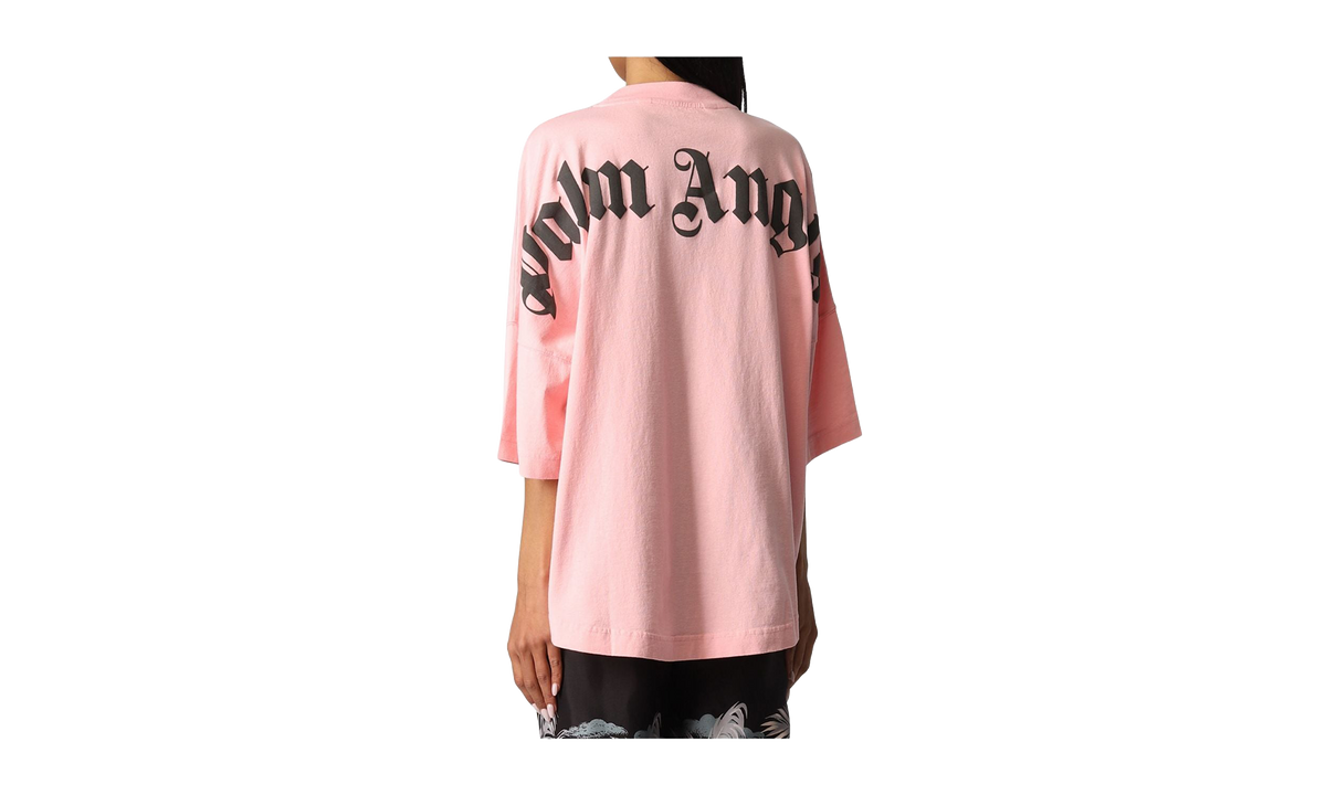 Palm Angels Classic Logo Oversized T-Shirt WMNS "Almond Blossom" PWAA023C99JER00 13410